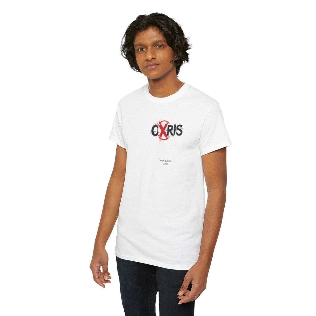 Cxris Rain Check Tee — Lyric Print