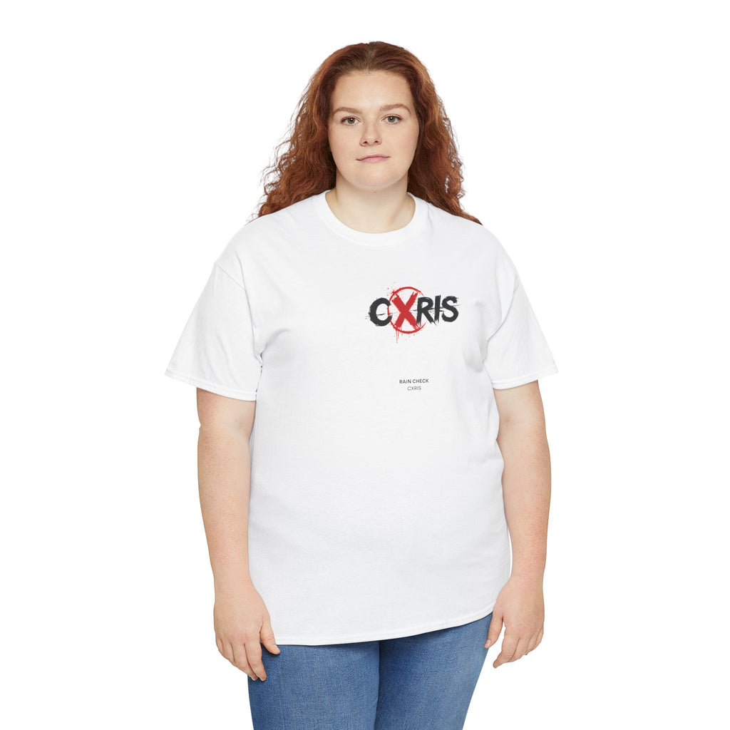 Cxris Rain Check Tee — Lyric Print