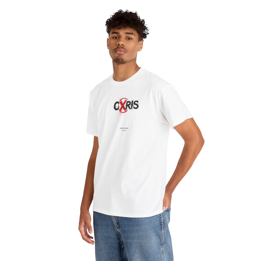 Cxris Rain Check Tee — Lyric Print