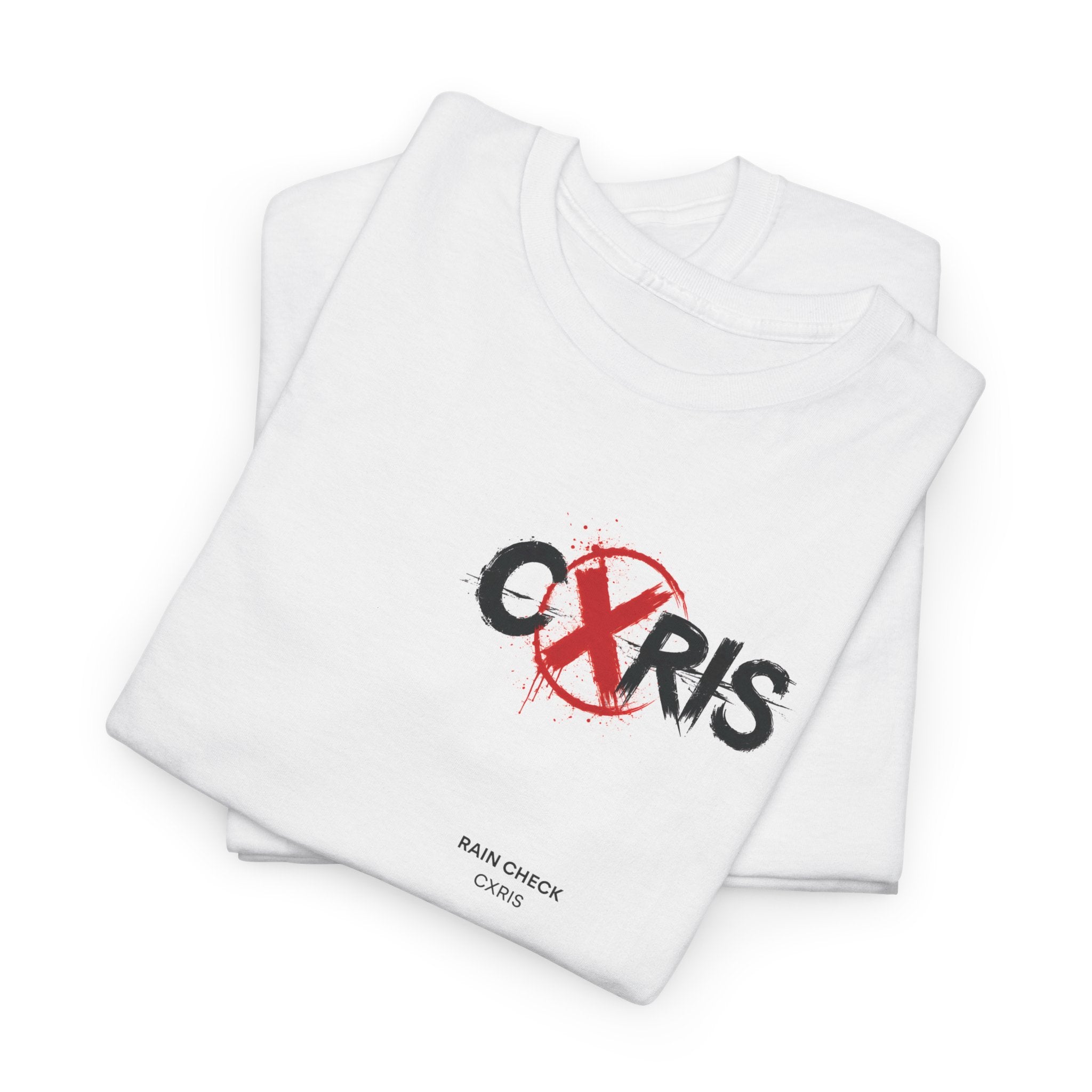 Cxris Rain Check Tee — Lyric Print