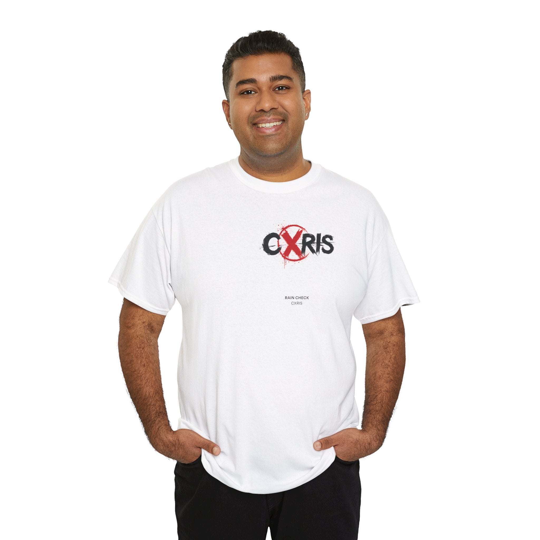 Cxris Rain Check Tee — Lyric Print