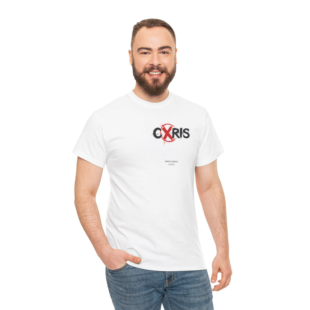 Cxris Rain Check Tee — Lyric Print