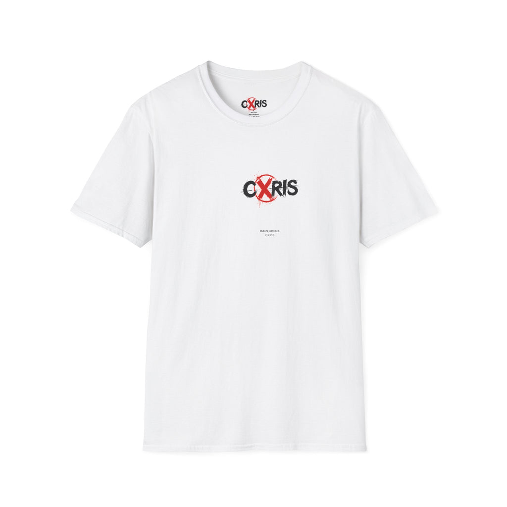 T-Shirt — Minimalist 'Cxris' Rain Check Tee