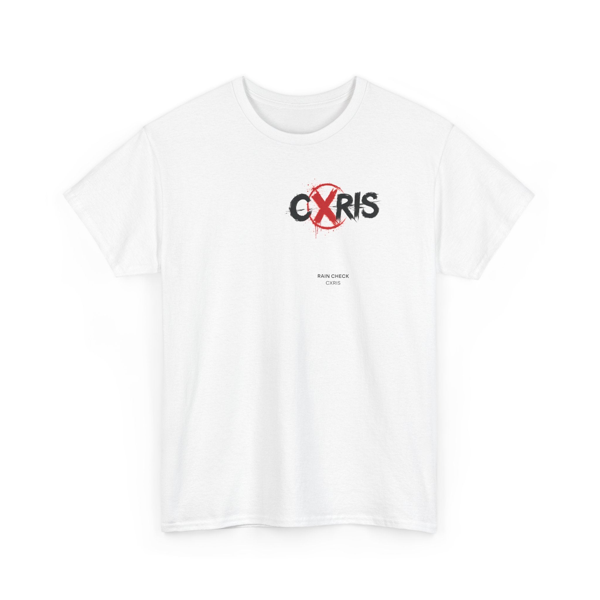 Cxris Rain Check Tee — Lyric Print