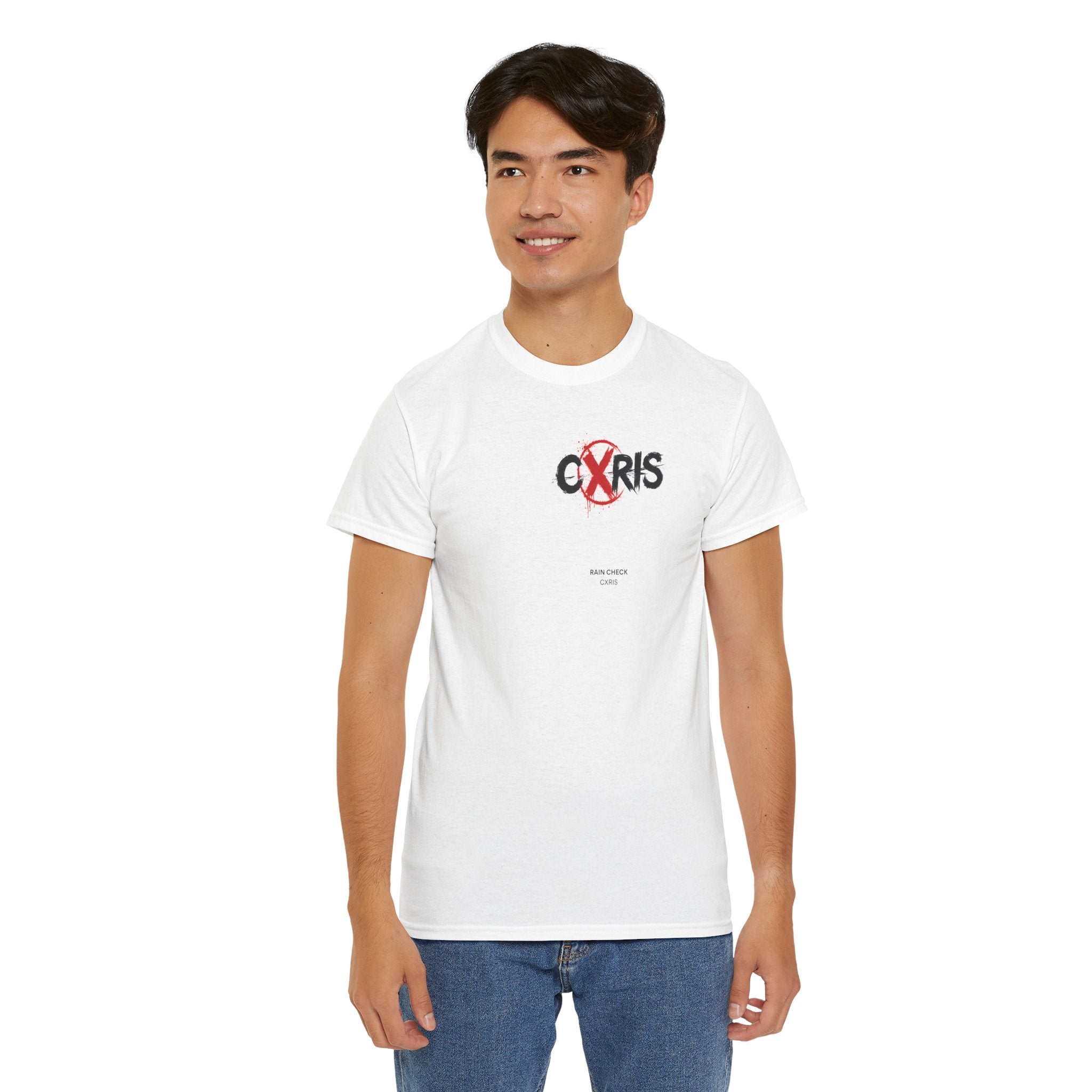 Cxris Rain Check Tee — Lyric Print