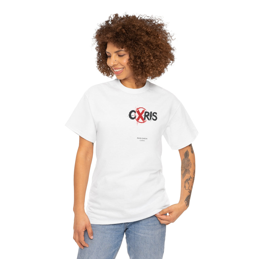 Cxris Rain Check Tee — Lyric Print