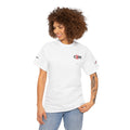 White Cxris Rain Check Tee — Lyric Print