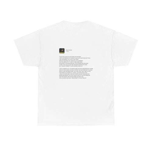 Cxris Rain Check Tee — Lyric Print