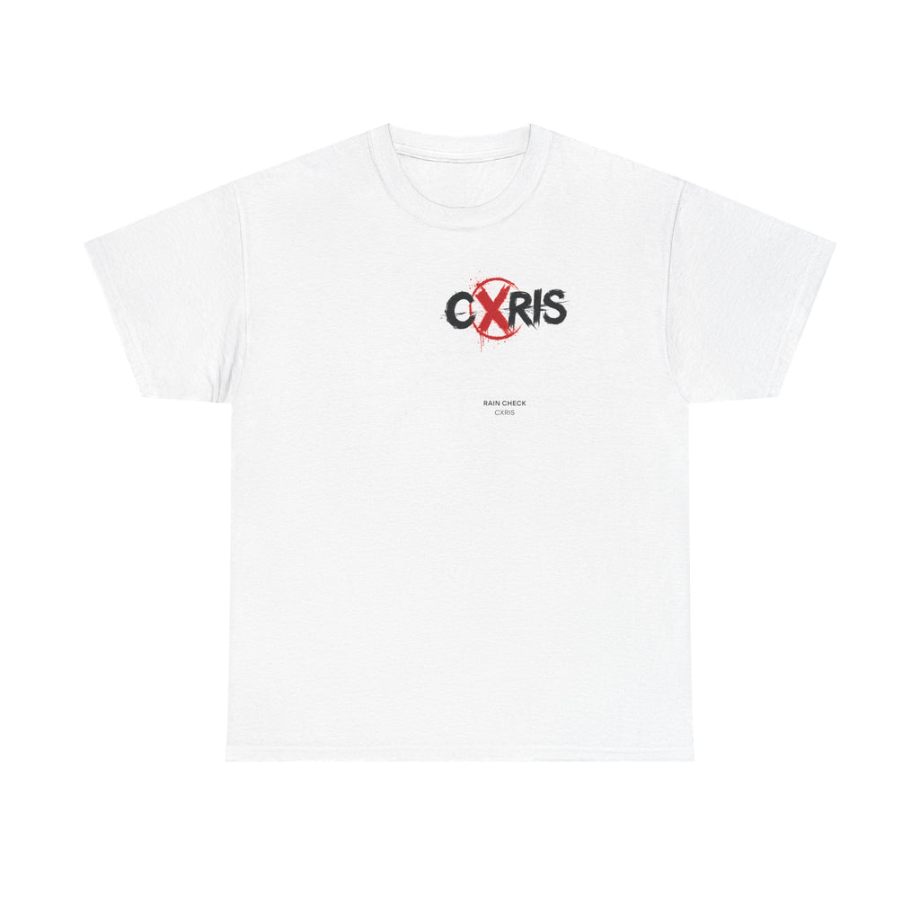 Cxris Rain Check Tee — Lyric Print