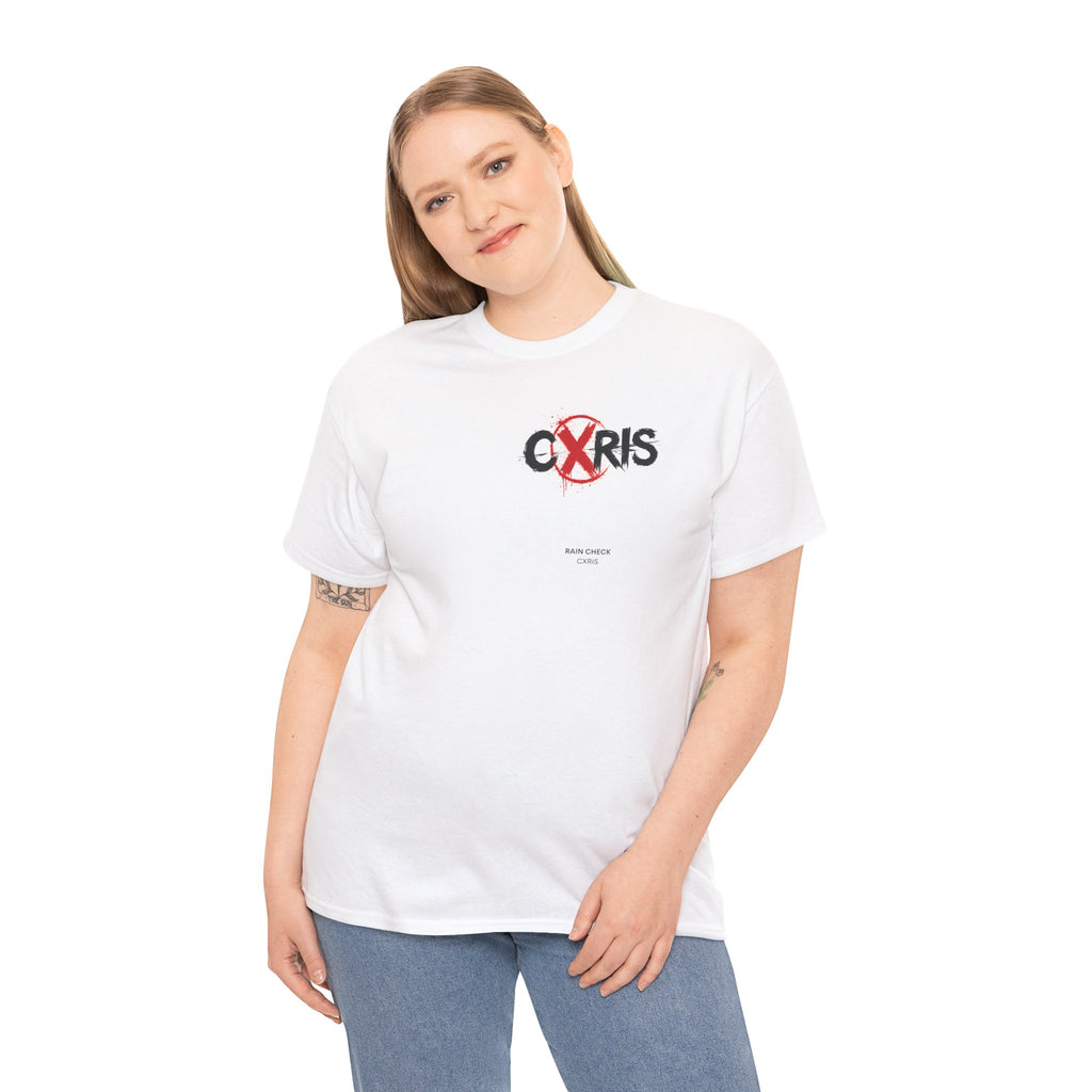 Cxris Rain Check Tee — Lyric Print